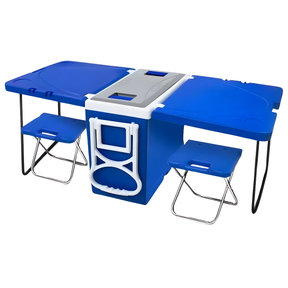 Caixa Térmica 32 L Com Mesa E 2 Cadeiras, Oferta de Carnaval