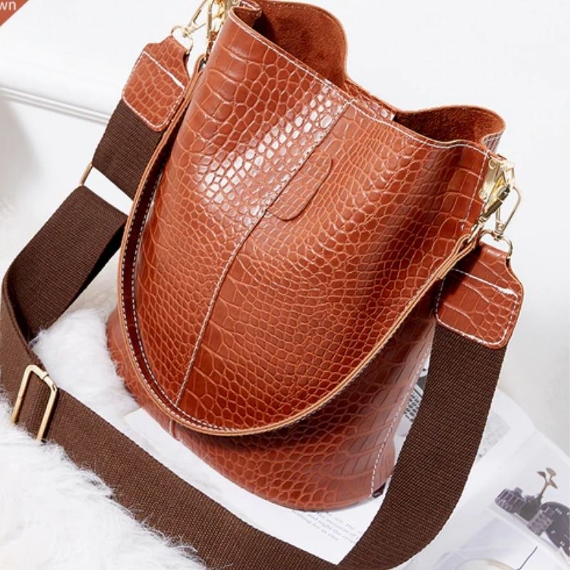 Bolsa De Couro - Crocodilo Tenent