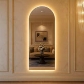 Espelho Pinterest Oval Base Reta com LED 150 cm / 170 cm – Liquidação