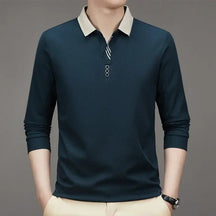 Camisa Polo Comprida Minimalista & Gola Sofisticada