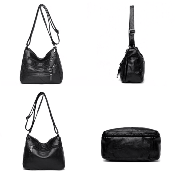 Bolsa de Couro Transversal - Letícia