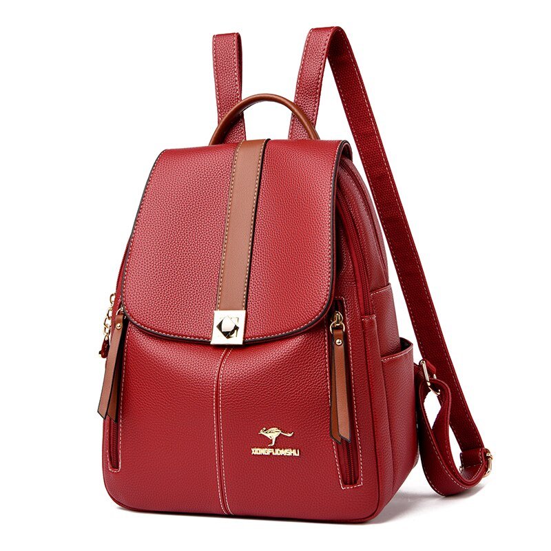 Mochila Feminina de Couro - Jolie