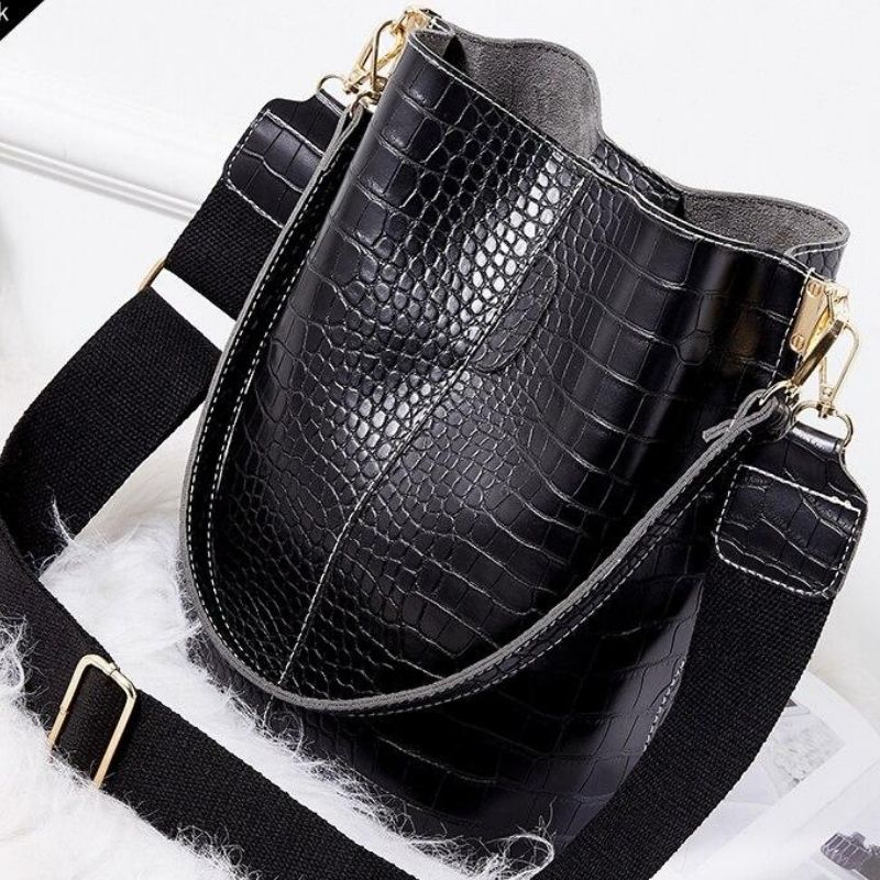 Bolsa De Couro - Crocodilo Tenent