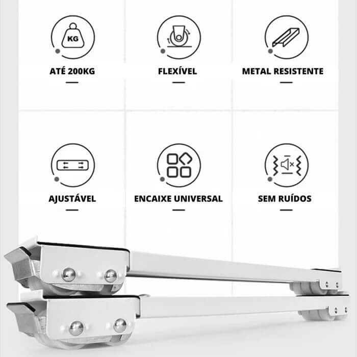 MoveFlex™ – Suporte Deslizante para Eletrodomésticos