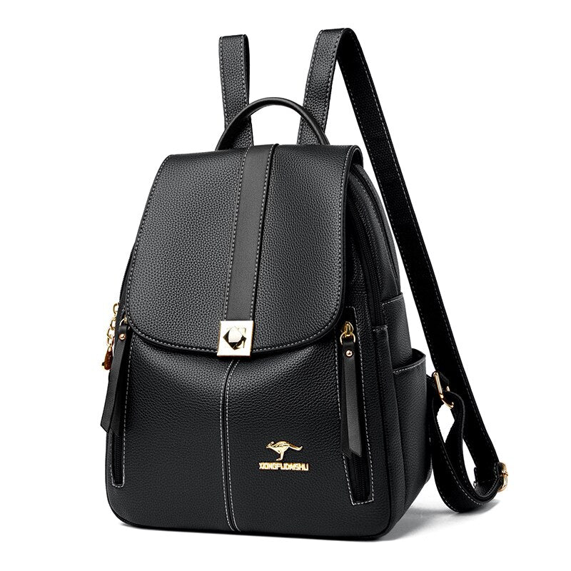 Mochila Feminina de Couro - Jolie