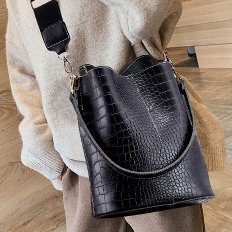 Bolsa De Couro - Crocodilo Tenent